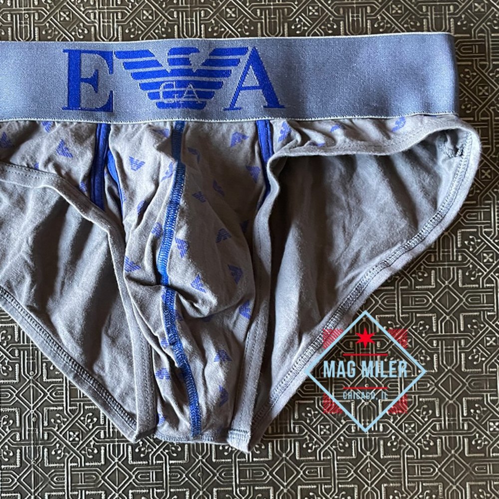 ARMANI MINI EAGLE PRINT BRIEF